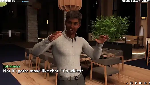 Lindsey ile eğlenceli bir gece geçiriyor