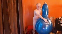 111) Polering W28 Ballong med lång hals &tt24 pop! Kinky pappa!