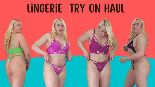 Lingerie try on haul