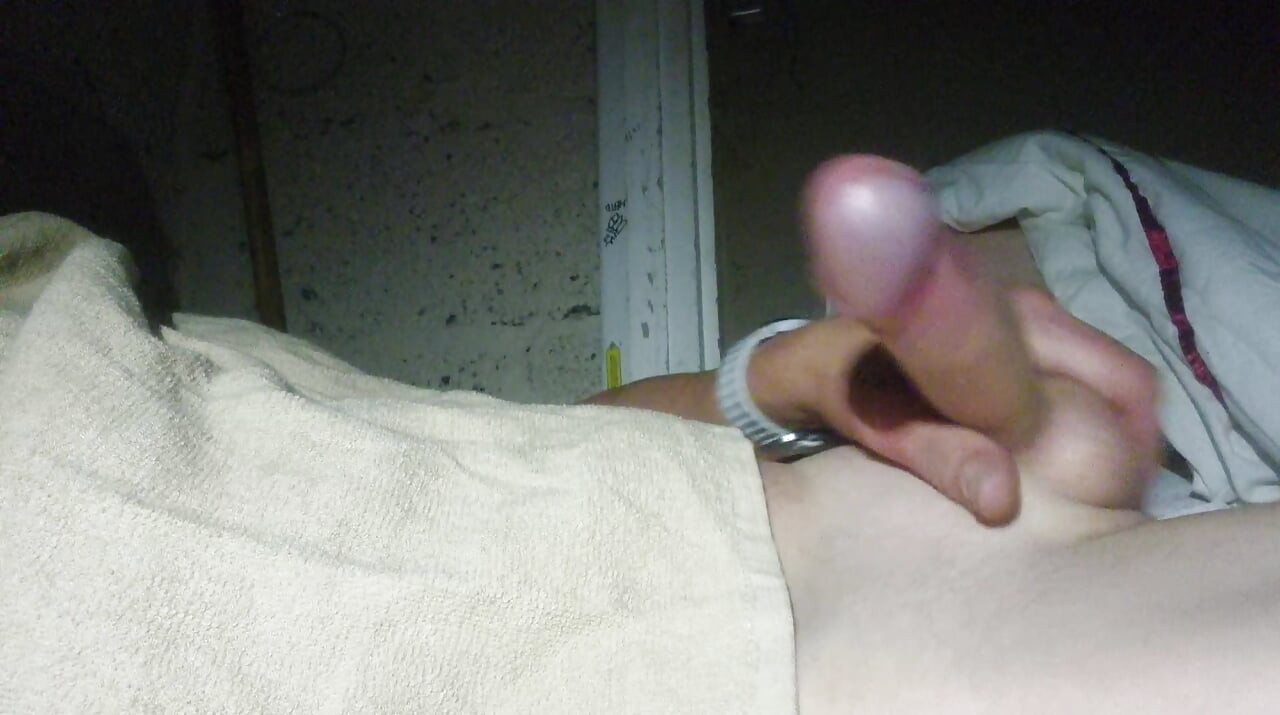 Big cock solo masturbates
