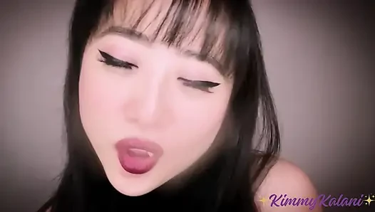 Hot Vampire Devours You w Ear Licking & Lens Licking -ASMR
