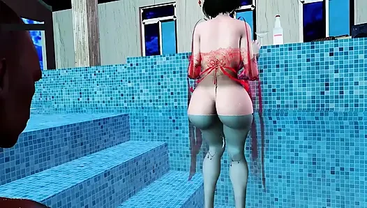 besar kelebihan beban dalam mode render- hentai animasi 3d