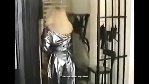 Gorgeous Leather Dom Does as She Pleases to Her Servants!