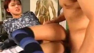 Cute young german redhead fucked by her doctor
