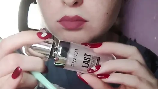 Fetish bibir dan lipstik