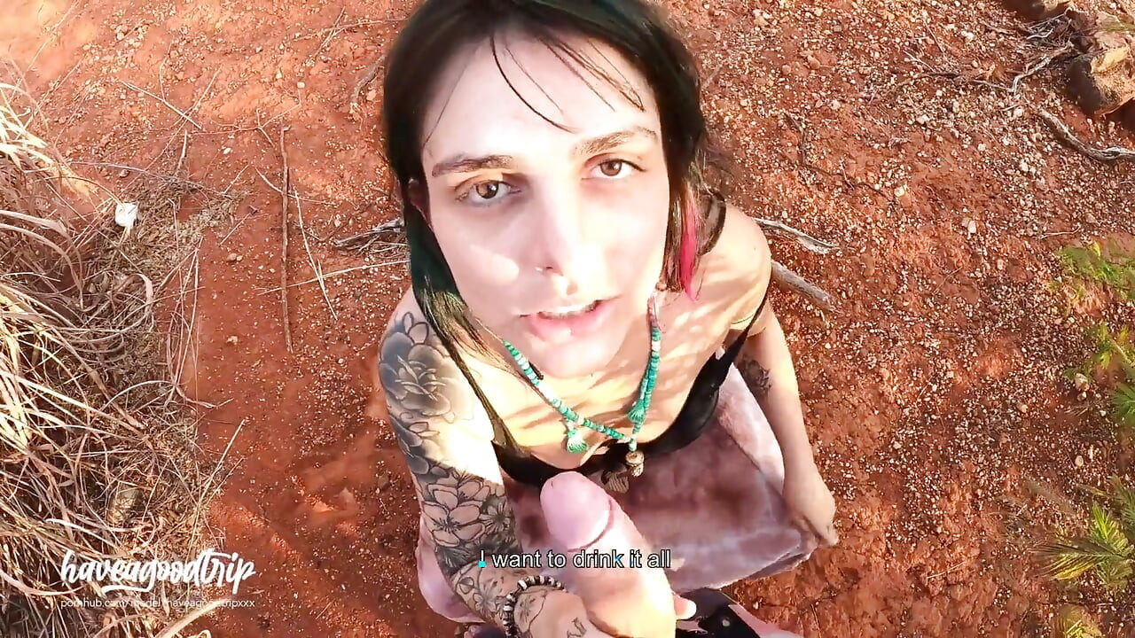 Roadside Ride! Dreadhot Gives a Filthy Blowjob on a Desert Dirt Road