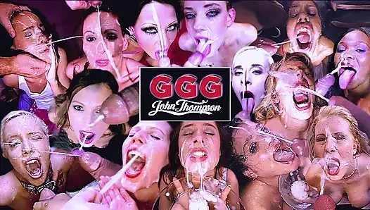 Khadisha Latina Banged in Cum Land Gangbang