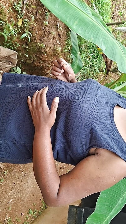 Asian Housemaid outdoor HD Video