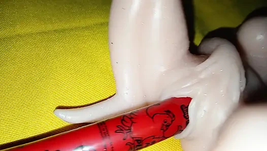 Реалистичная силиконовая секс-игрушка в видео от первого лица в 4K - Опыт соло-куклы