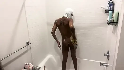 Sexy slut loves playing with solo in shower