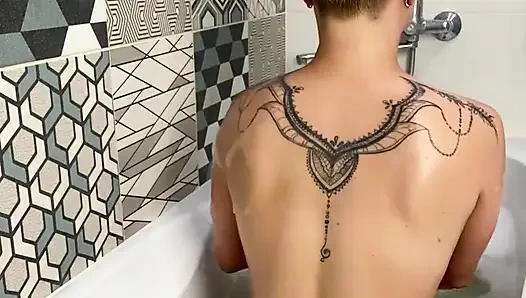 Hot bath and sweet, wet pussy  See more passion from Andre love