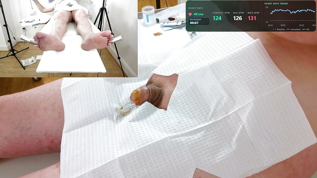 22 French Foley Insertion with Live Telemetry