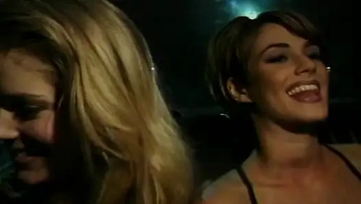 Beautiful Classic Dolls Having Lesbo Fun in the Backseat of a Cab