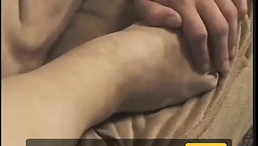 Roly-poly woman Lyric fills her mouth with a huge dick before getting banged hard