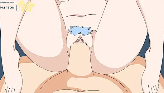 Subaru rem anal CREAMPIE zu zero hentai, UNzensierte animation