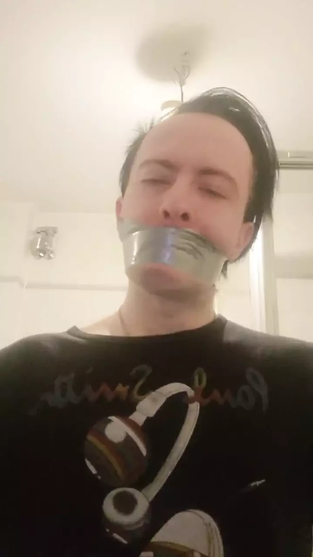 Close your mouth and check your breath