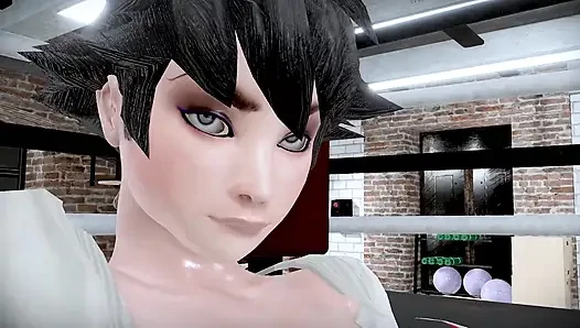 Makoto'nun dayanıklılık eğitimi seansı
