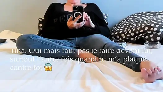 Kayınbiraderim beni sikti, prezervativi çıkardım ki orospu vajinama sıksın.