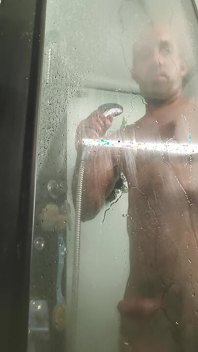 Me bathing