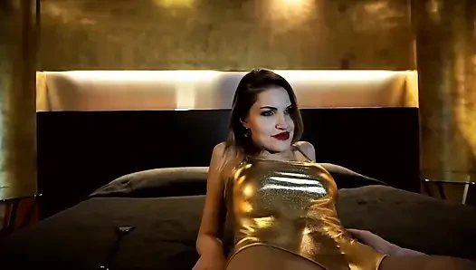 Tattooed Latina with Fake Dd-tits Gets Ass Fucked and Face Blasted