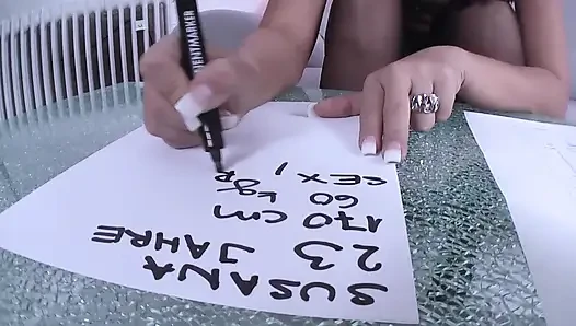 Filming a Dirty Housewife Moaning with Dildo in Her Wet Pussy