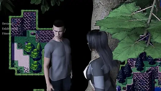 Лиза: возбужденная пара делает шаловливые вещи в лесу и был застукал несколько раз эпизод 15