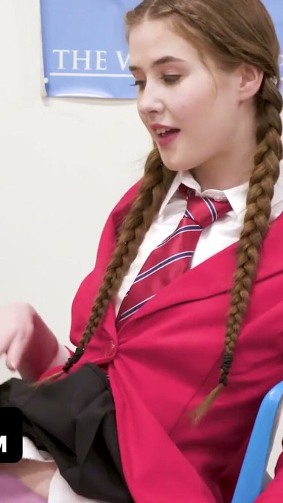 INNOCENT HIGH - Bad Girls Gracie Gates & Athena Heart Share Teacher’s Cock in Dick Down Detention | Clip 1