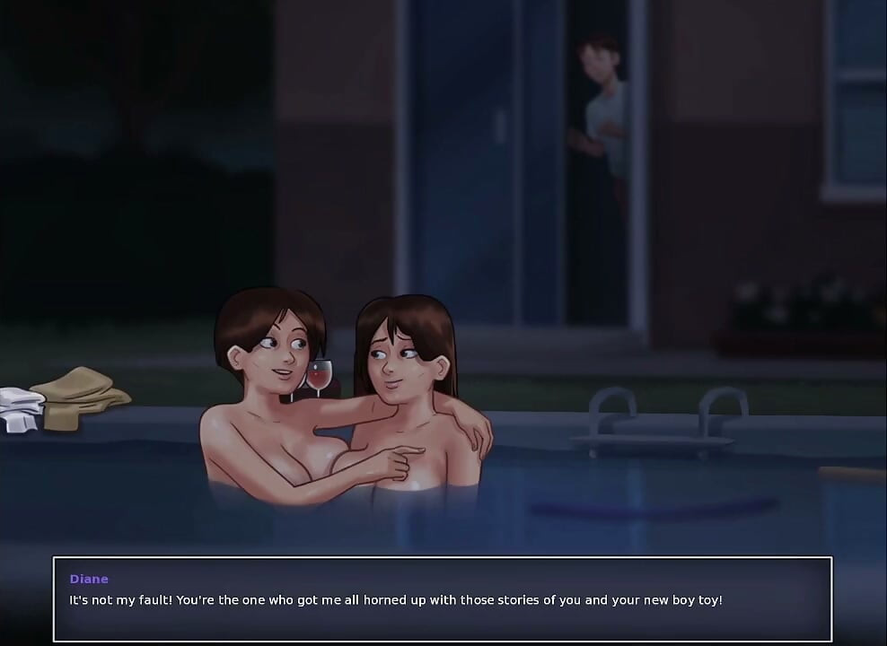 Summertime Saga - sex scenes with Debbie DUBBED part 1