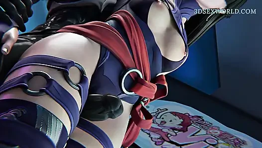 Das Missverständnis: Psylocke X Venom (3D Anime Porn)