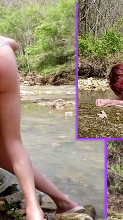 Transbian Özel Deresinde Vahşi Açık Hava Macerası! SICAK ANAL Doğa Sikme Sahnesi XXX | Bölüm 3