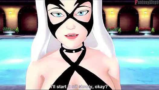 Felicia Hardy (Black Cat) bikini POV sex - Marvel