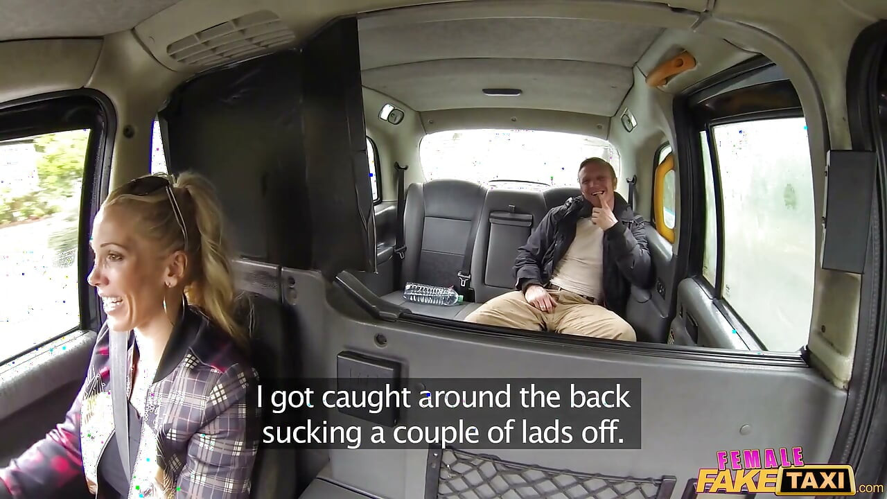 Female Fake Taxi - Driver Fucks Her College Crush Irish Pete in the Back of Cab