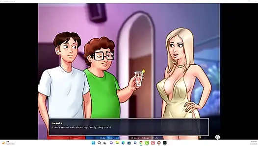 Yaz mevsimi efsanesi - Johannes ve Erik Iwanka'yı izledi, Iwanka Johannes'e kamerada sakso çekti