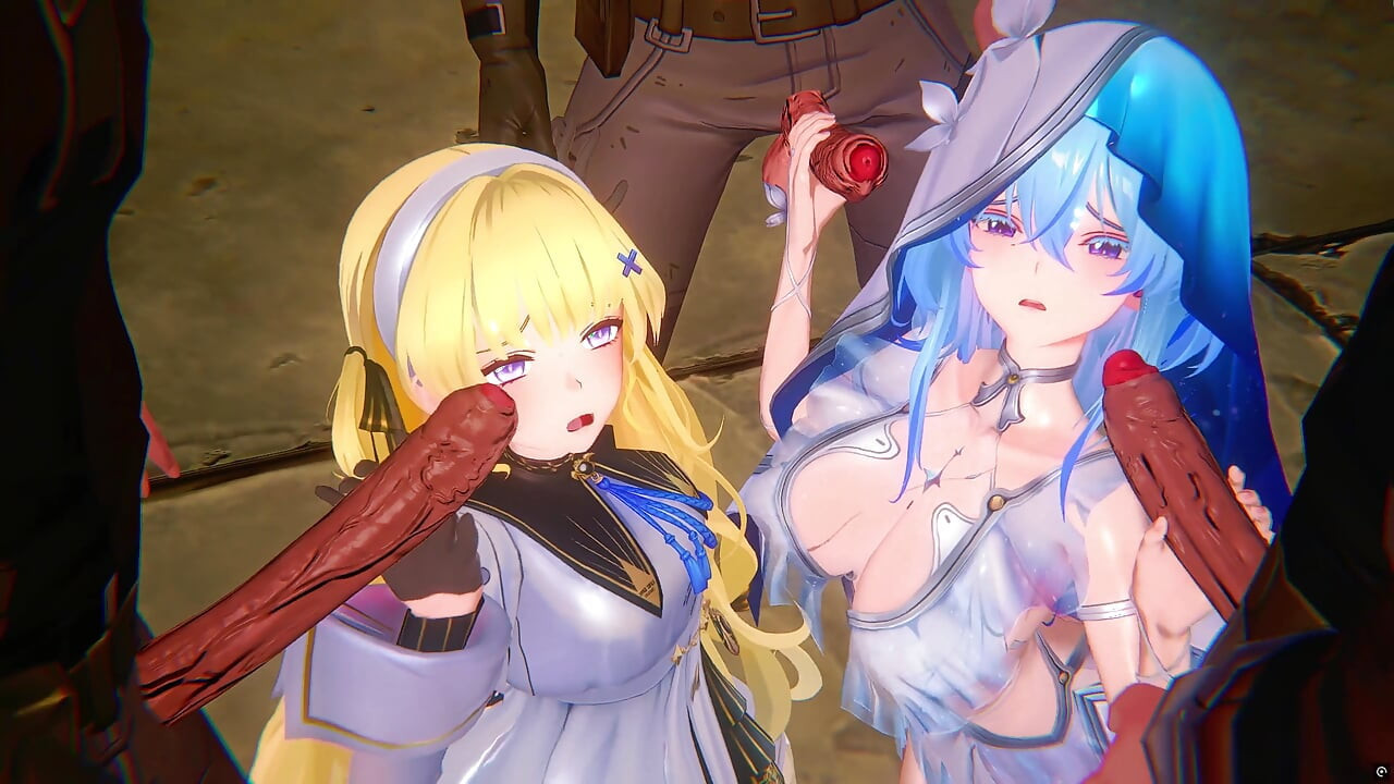 Wuthering Waves - Phoebe och Shorekeeper Hardcore Sex - 3D Hentai Animation