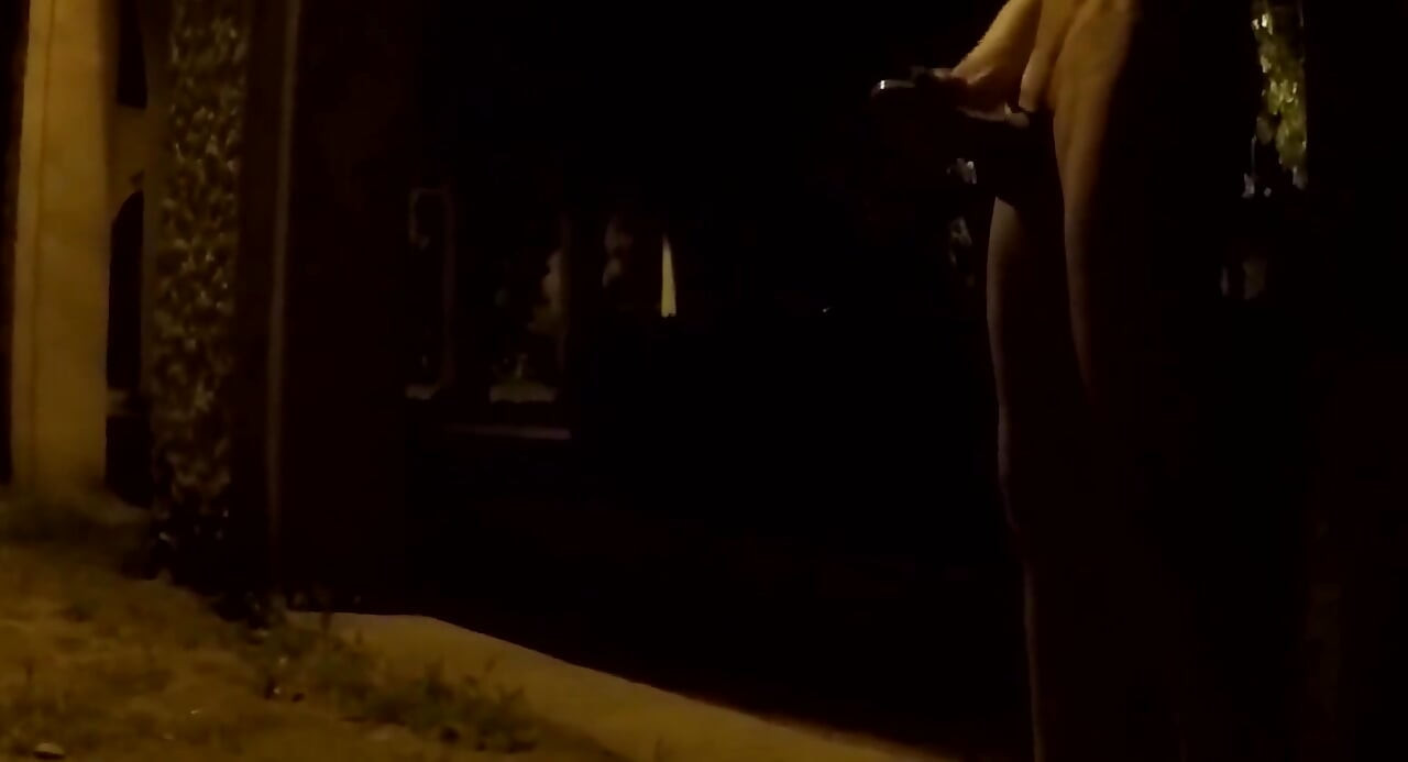 Crusing in a Park at Night - Getting Naked 2