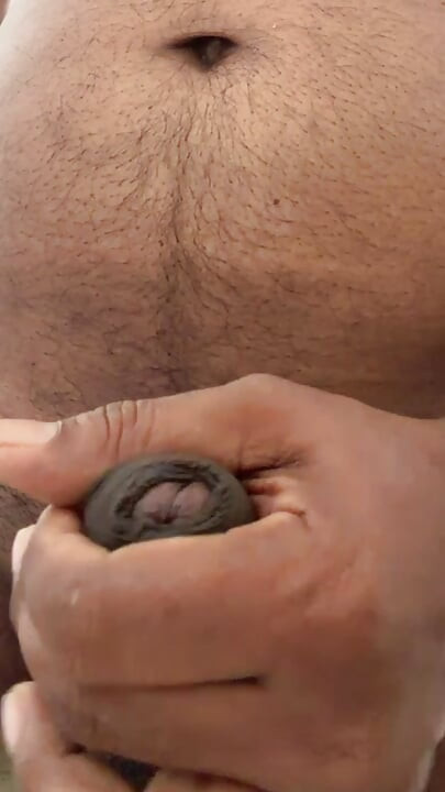 Indian guy masturbate and cum while a video call