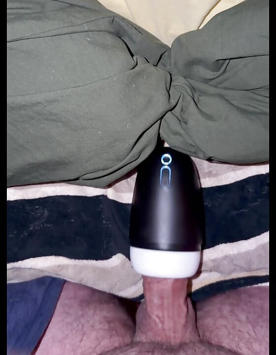 2 loads cum lube blowjob toy stroker