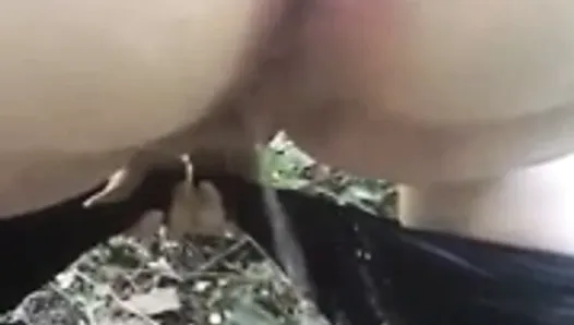 My step sister pissing