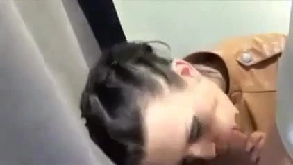 Facial in the changing room at the mall