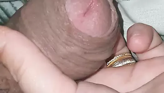 Step mom gives a handjob treat to step son on his birthday
