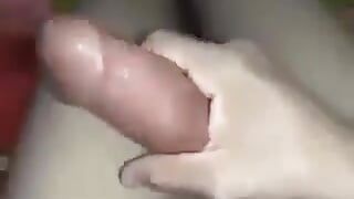 Grande dick desi adolescente chico masturbación con la mano blanco paquistaní dick