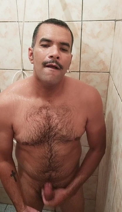 Handjob in shower