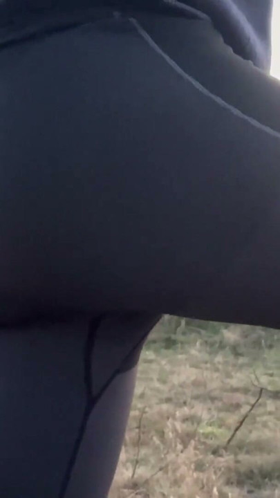 Sexy ass leggins in forest teen boy flash tease slim body | Clip 1