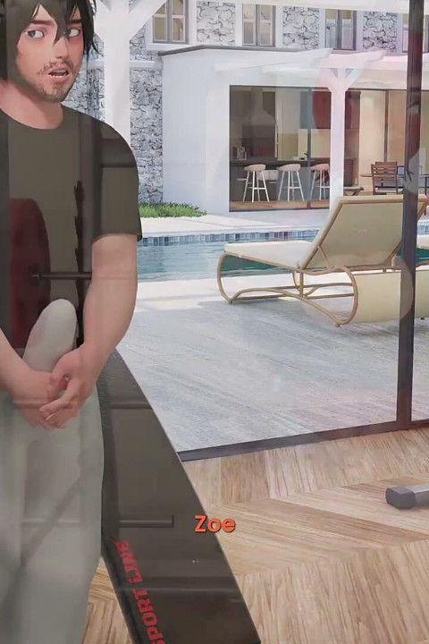 Mansion Days Animated 3D Game 9 - Ginger Gym Girlie Sucks Cock