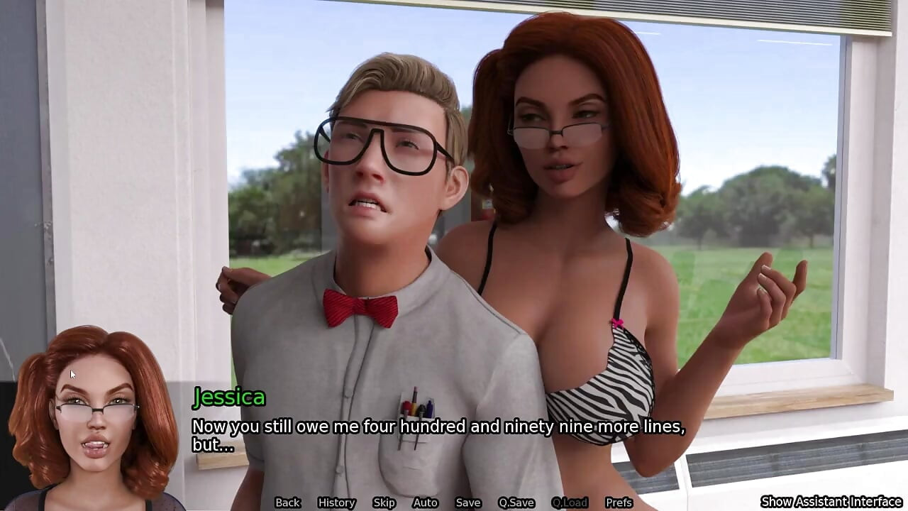 Máy bay bà già tóc đỏ thổi kèn và ăn âm hộ - sexbot # 37 trò chơi khiêu dâm