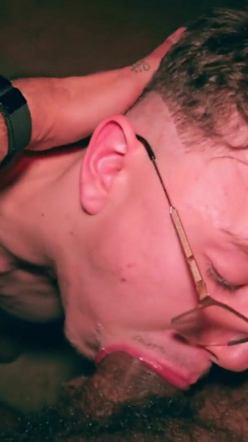 Epic moment from "Beautiful Twink Nicolas Mucci Giving Sloppy Deepthoat Cum Eating Blowjob To Camilo Brown's Big Uncut Cock"