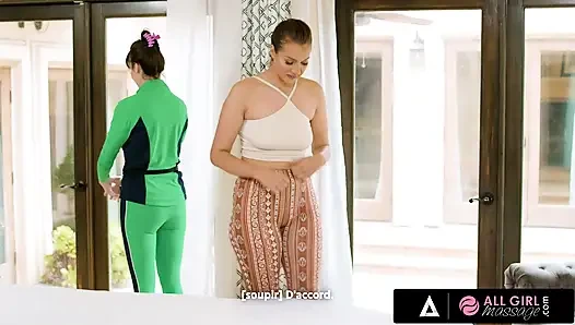 ALL GIRL MASSAGE - Bella Rolland masajının lezbiyen amına dönüşmesini istiyor fransız altyazılı yiyor