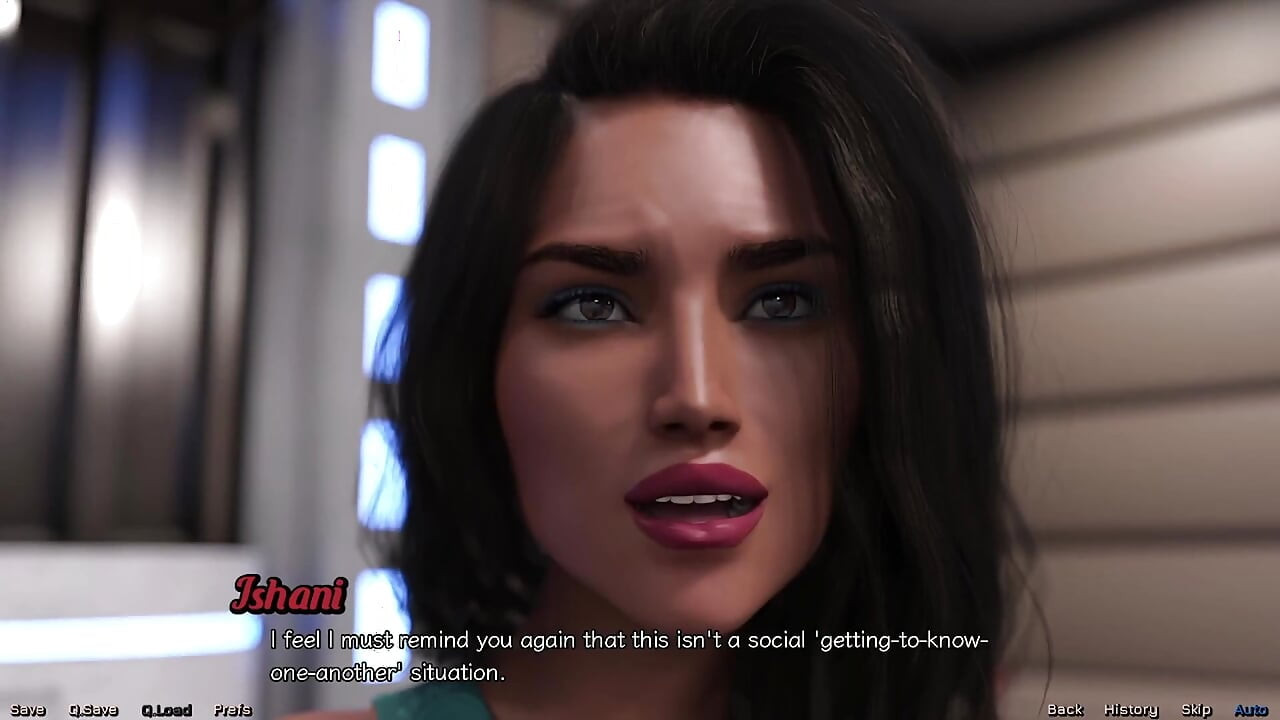 Varado En El Espacio # 05 - Planeando Follar MILF De Pelo Azul Caliente