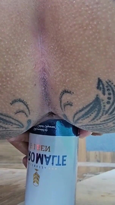 BRAVE GIRL PUTS A CAN IN TIGHT PUSSY | Clip 3