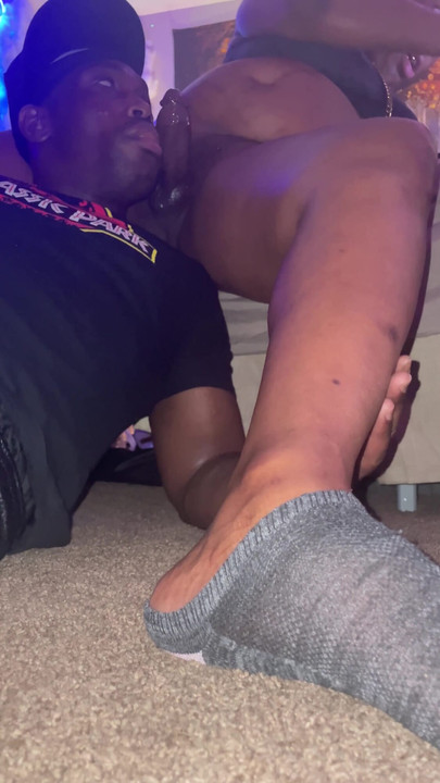 Stunning moment from "His Head so wet, the whole crack of my ass be soaked BBC ebony cum hard"